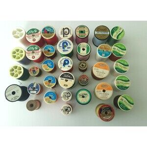 Vintage Sewing Thread Coats & Clark Talon Lily Penn Trusew Lot of 36